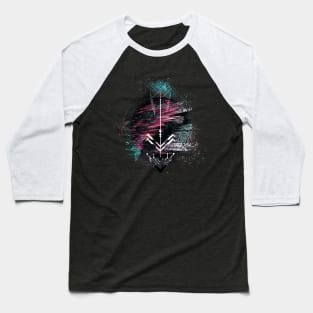Abstract Splash Arrow Baseball T-Shirt